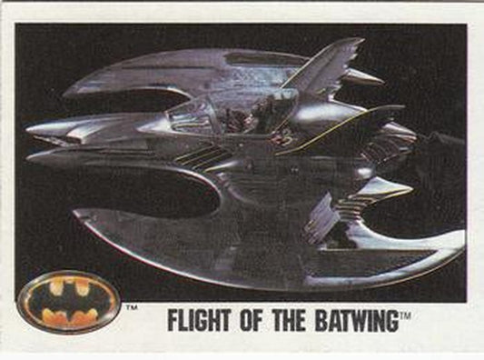 #104 Flight of the Batwing - 1989 Topps Batman