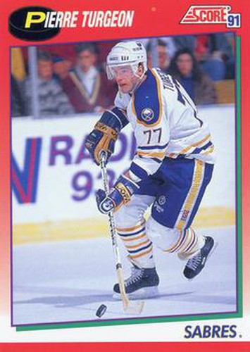 #4 Pierre Turgeon - Buffalo Sabres - 1991-92 Score Canadian Hockey