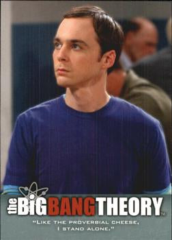 #4 "Like the proverbial cheese, I stand alone." - 2013 Big Bang Theory Seasons 3 & 4