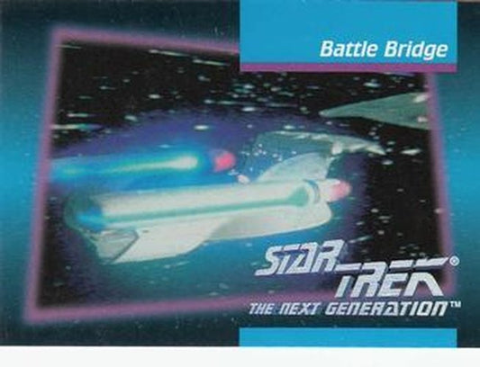 #52 Battle Bridge - 1992 Impel Star Trek: The Next Generation