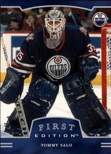 #52 Tommy Salo - Edmonton Oilers - 2002-03 Be a Player First Edition Hockey