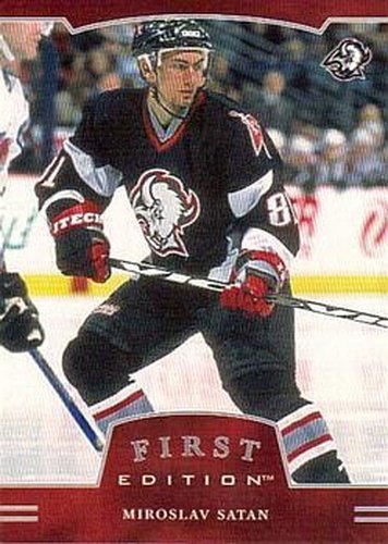 #53 Miroslav Satan - Buffalo Sabres - 2002-03 Be a Player First Edition Hockey