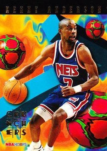 #5 Kenny Anderson - New Jersey Nets - 1995-96 Hoops Basketball - Number Crunchers