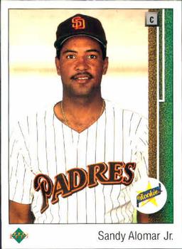 #5 Sandy Alomar Jr. - San Diego Padres - 1989 Upper Deck Baseball