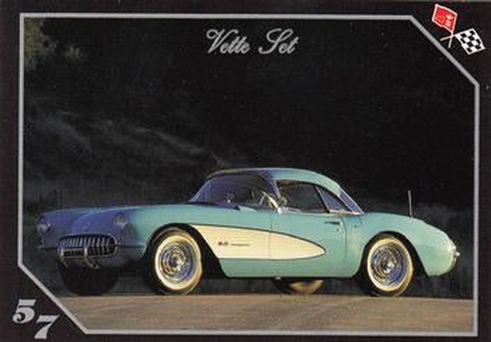 #5 1957 Corvette Convertible - 1991 Collect-A-Card Vette Set