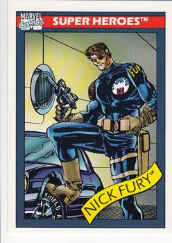#5 Nick Fury - 1990 Impel Marvel Universe