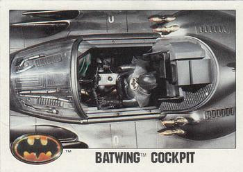 #105 Batwing Cockpit - 1989 Topps Batman