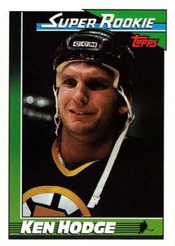 #5 Ken Hodge - Boston Bruins - 1991-92 Topps Hockey
