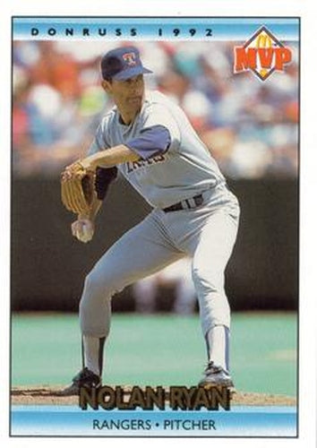 #5 Nolan Ryan - Texas Rangers - 1992 Donruss McDonald's MVP Baseball