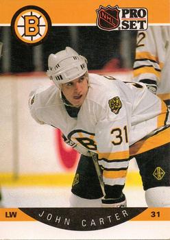 #5 John Carter - Boston Bruins - 1990-91 Pro Set Hockey