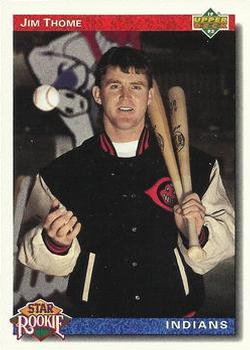 #5 Jim Thome - Cleveland Indians - 1992 Upper Deck Baseball