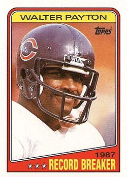 #5 Walter Payton - Chicago Bears - 1988 Topps Football