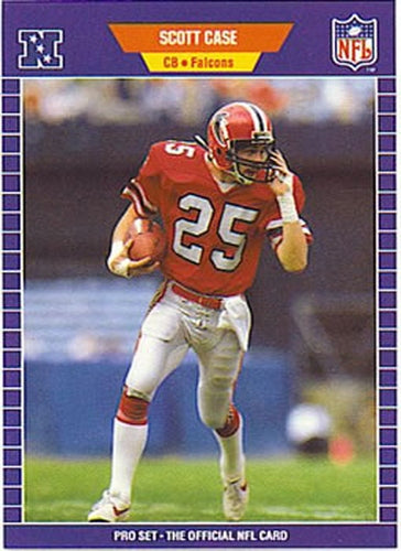 #5 Scott Case - Atlanta Falcons - 1989 Pro Set Football