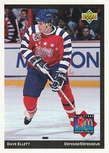 #McD-05 Dave Ellett - Toronto Maple Leafs - 1992-93 Upper Deck McDonald's All-Stars Hockey