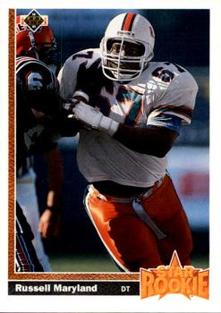 #5 Russell Maryland - Dallas Cowboys - 1991 Upper Deck Football