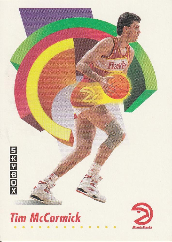 #5 Tim McCormick - Atlanta Hawks - 1991-92 SkyBox Basketball