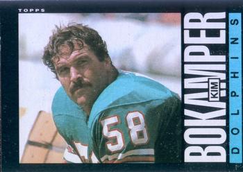 #305 Kim Bokamper - Miami Dolphins - 1985 Topps Football
