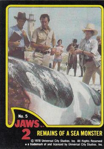 #5 Remains of a Sea Monster - 1978 Jaws 2