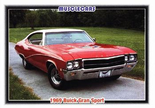 #5 1969 Buick Gran Sport - 1992 Collect-A-Card Muscle Cars