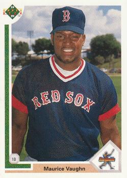 #5 Maurice Vaughn - Boston Red Sox - 1991 Upper Deck Baseball