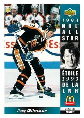 #McD-05 Doug Gilmour - Toronto Maple Leafs - 1993-94 Upper Deck McDonald's Hockey