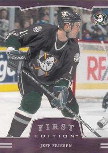 #63 Jeff Friesen - Anaheim Mighty Ducks - 2002-03 Be a Player First Edition Hockey