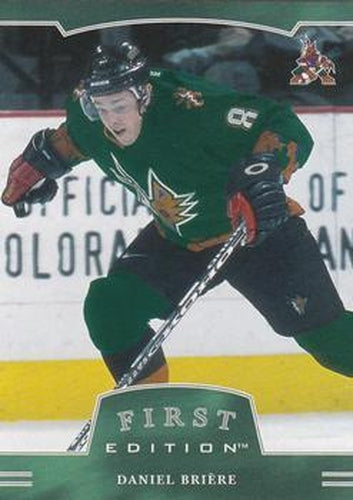 #64 Daniel Briere - Phoenix Coyotes - 2002-03 Be a Player First Edition Hockey