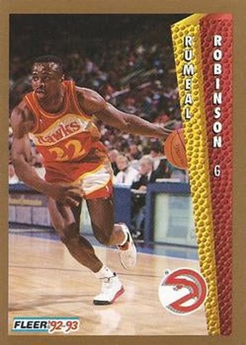 #6 Rumeal Robinson - Atlanta Hawks - 1992-93 Fleer Basketball