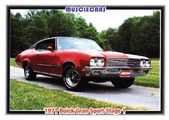 #6 1971 Buick Gran Sport Stage 1 - 1992 Collect-A-Card Muscle Cars