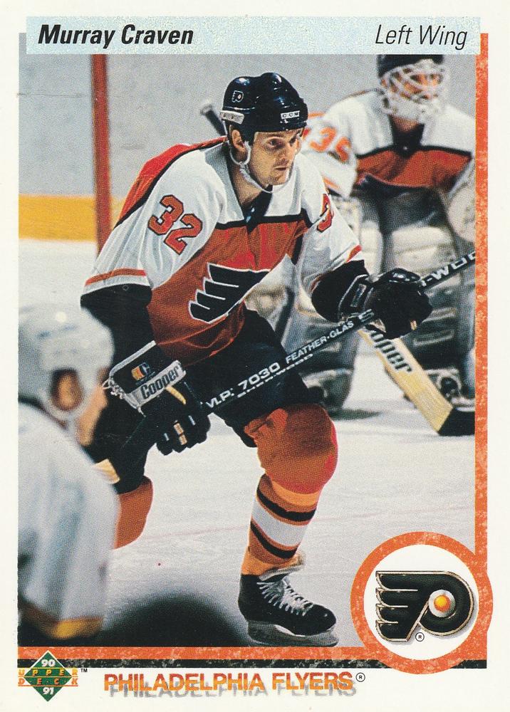 #6 Murray Craven - Philadelphia Flyers - 1990-91 Upper Deck Hockey