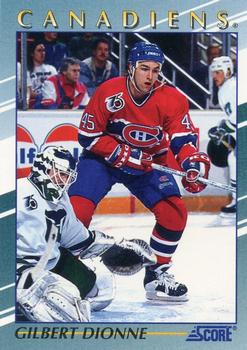 #6 Gilbert Dionne - Montreal Canadiens - 1992-93 Score Young Superstars Hockey
