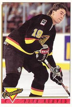 #6 Petr Nedved - Vancouver Canucks - 1993-94 Topps Premier Hockey