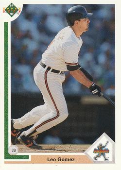 #6 Leo Gomez - Baltimore Orioles - 1991 Upper Deck Baseball