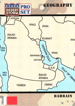 #6 State of Bahrain - 1991 Pro Set Desert Storm
