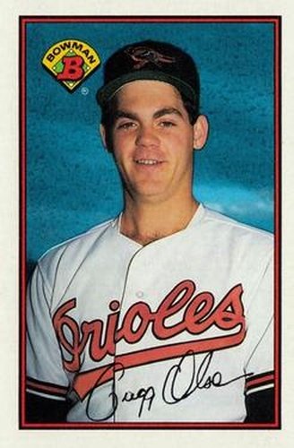 #6 Gregg Olson - Baltimore Orioles - 1989 Bowman Baseball