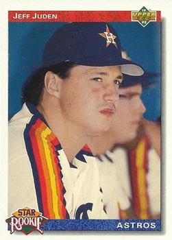 #6 Jeff Juden - Houston Astros - 1992 Upper Deck Baseball
