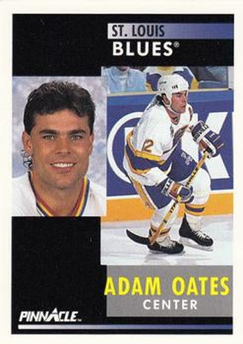 #6 Adam Oates - St. Louis Blues - 1991-92 Pinnacle Hockey