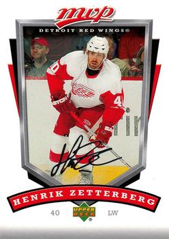 #106 Henrik Zetterberg - Detroit Red Wings - 2006-07 Upper Deck MVP Hockey