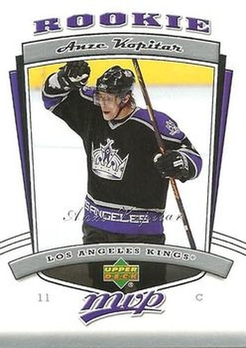 #306 Anze Kopitar - Los Angeles Kings - 2006-07 Upper Deck MVP Hockey