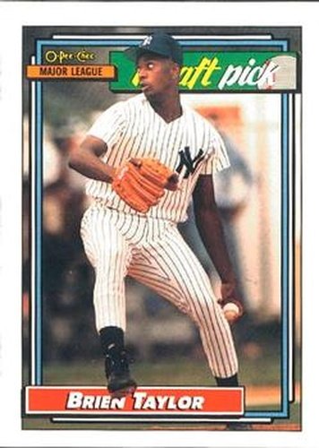 #6 Brien Taylor - New York Yankees - 1992 O-Pee-Chee Baseball