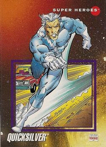 #7 Quicksilver - 1992 Impel Marvel Universe