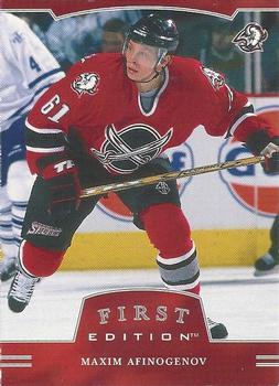 #70 Maxim Afinogenov - Buffalo Sabres - 2002-03 Be a Player First Edition Hockey