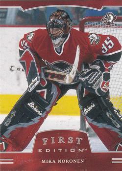 #71 Mika Noronen - Buffalo Sabres - 2002-03 Be a Player First Edition Hockey