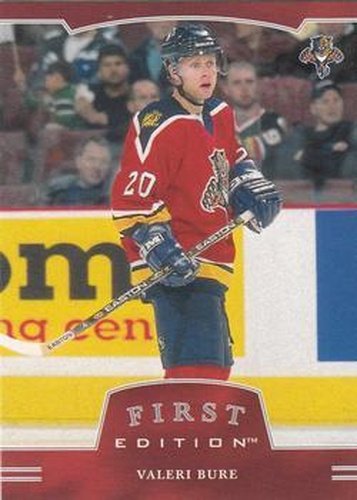 #74 Valeri Bure - Florida Panthers - 2002-03 Be a Player First Edition Hockey
