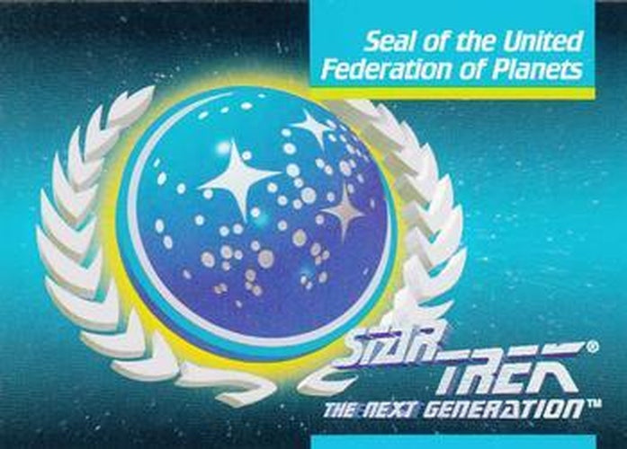 #77 Seal of the United Federation of Planets - 1992 Impel Star Trek: The Next Generation