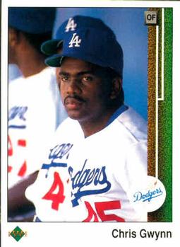 #607 Chris Gwynn - Los Angeles Dodgers - 1989 Upper Deck Baseball