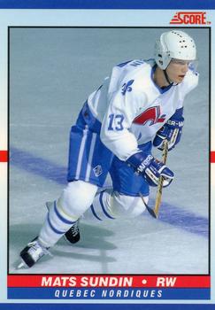 #7 Mats Sundin - Quebec Nordiques - 1990-91 Score Young Superstars Hockey