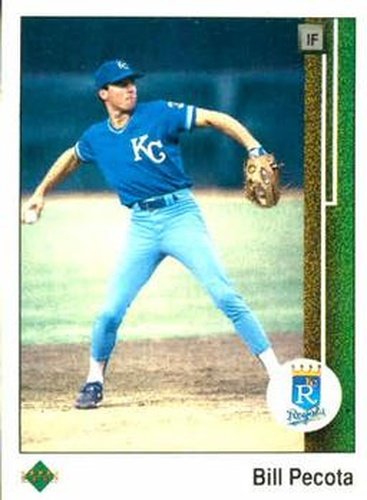 #507 Bill Pecota - Kansas City Royals - 1989 Upper Deck Baseball