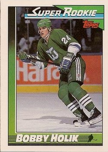 #7 Bobby Holik - Hartford Whalers - 1991-92 Topps Hockey