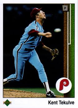 #207 Kent Tekulve - Philadelphia Phillies - 1989 Upper Deck Baseball